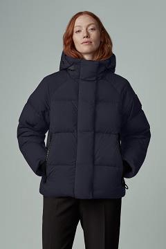 Chamarras Canada Goose Mujer México - Junction Abrigos Black Label Azul Marino XR1049678
